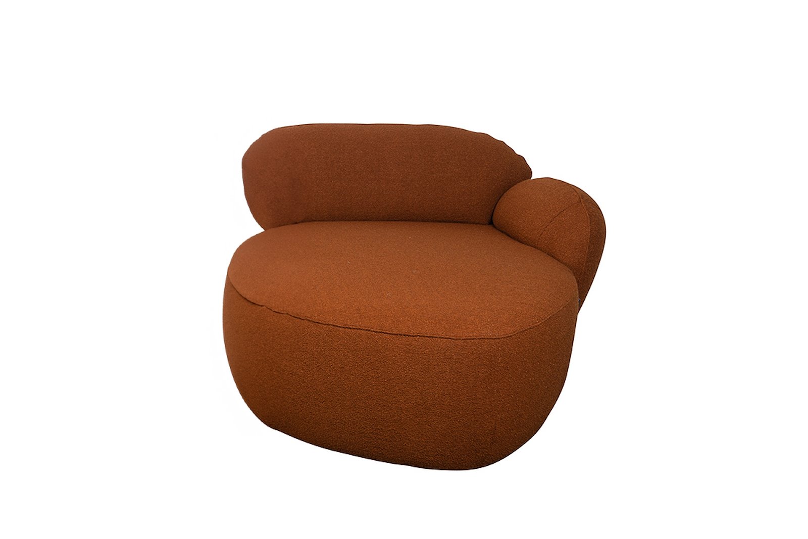 Bubble sofa moduler Sjeselong med arm høyre i tekstil Gianni bronse. CM komfort