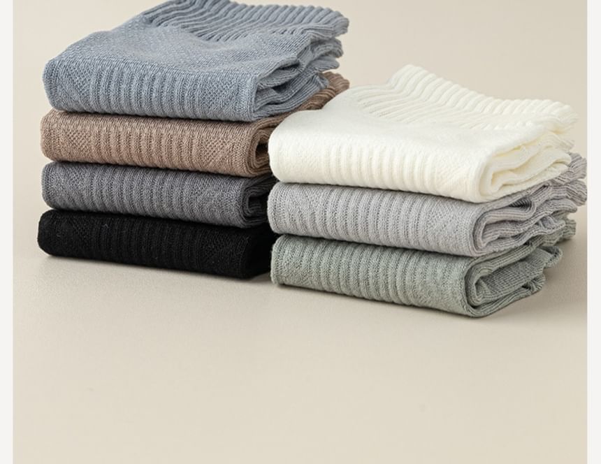 Nikkocampus - Set effen Fiver Finer enkelsokken