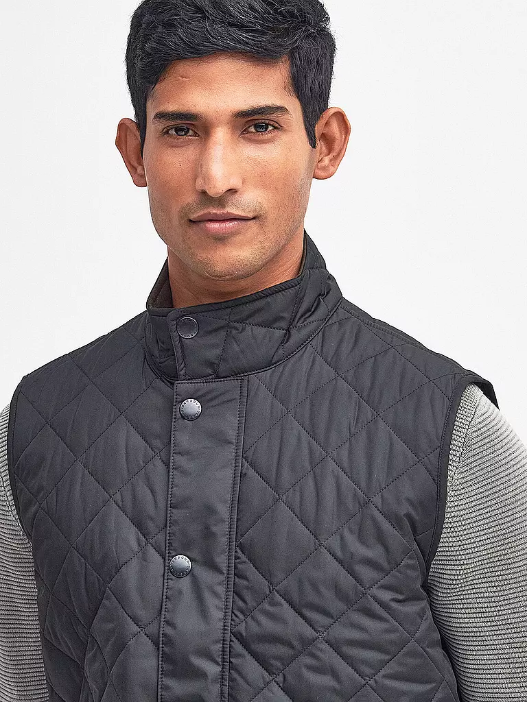 BARBOUR Steppgilet LOWERDALE dunkelblau