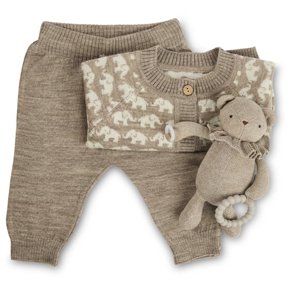 Køb Smallstuff Nature Bukser Flat Strik Merino Uld