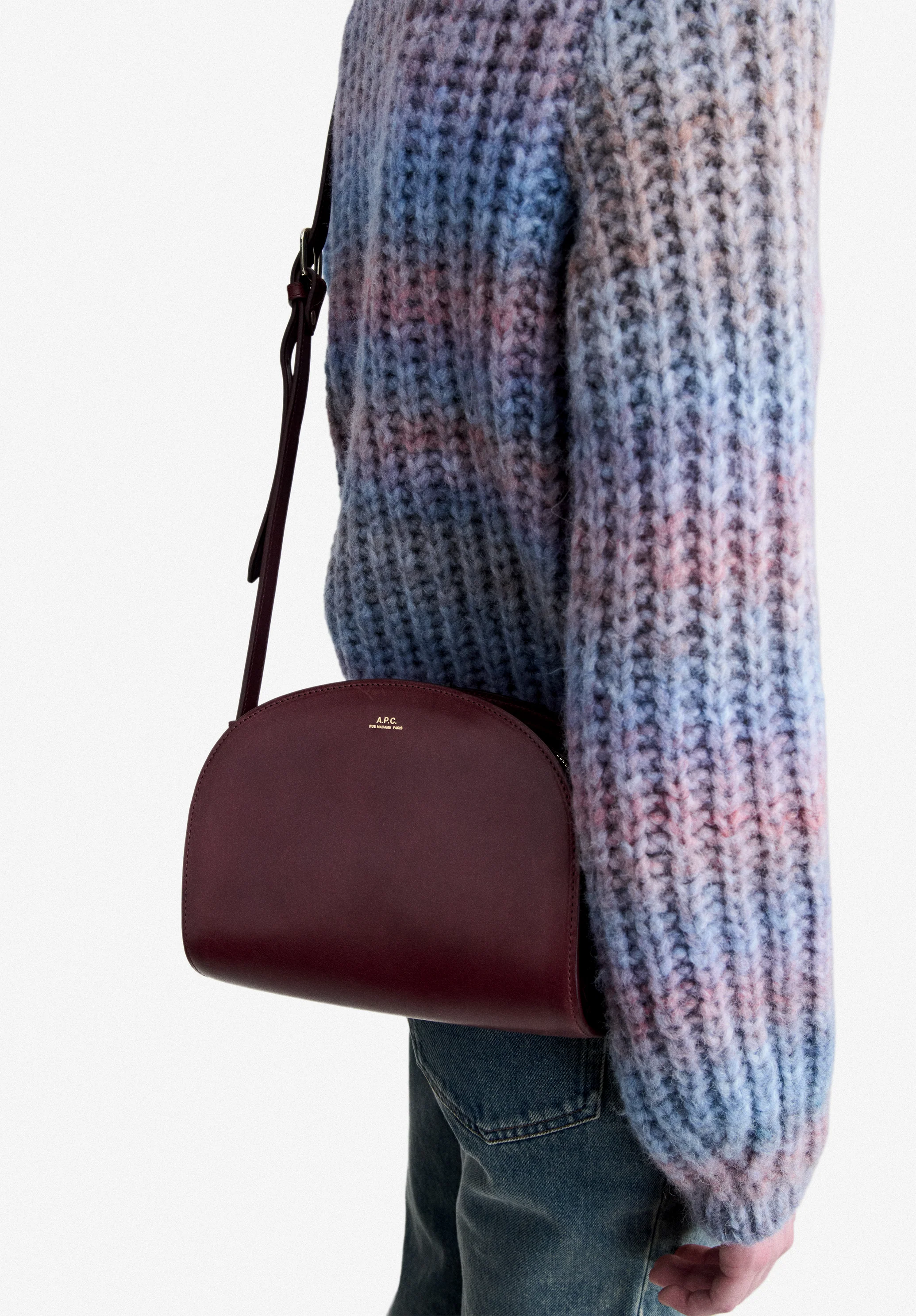 Sac Demi-Lune - Bordeaux