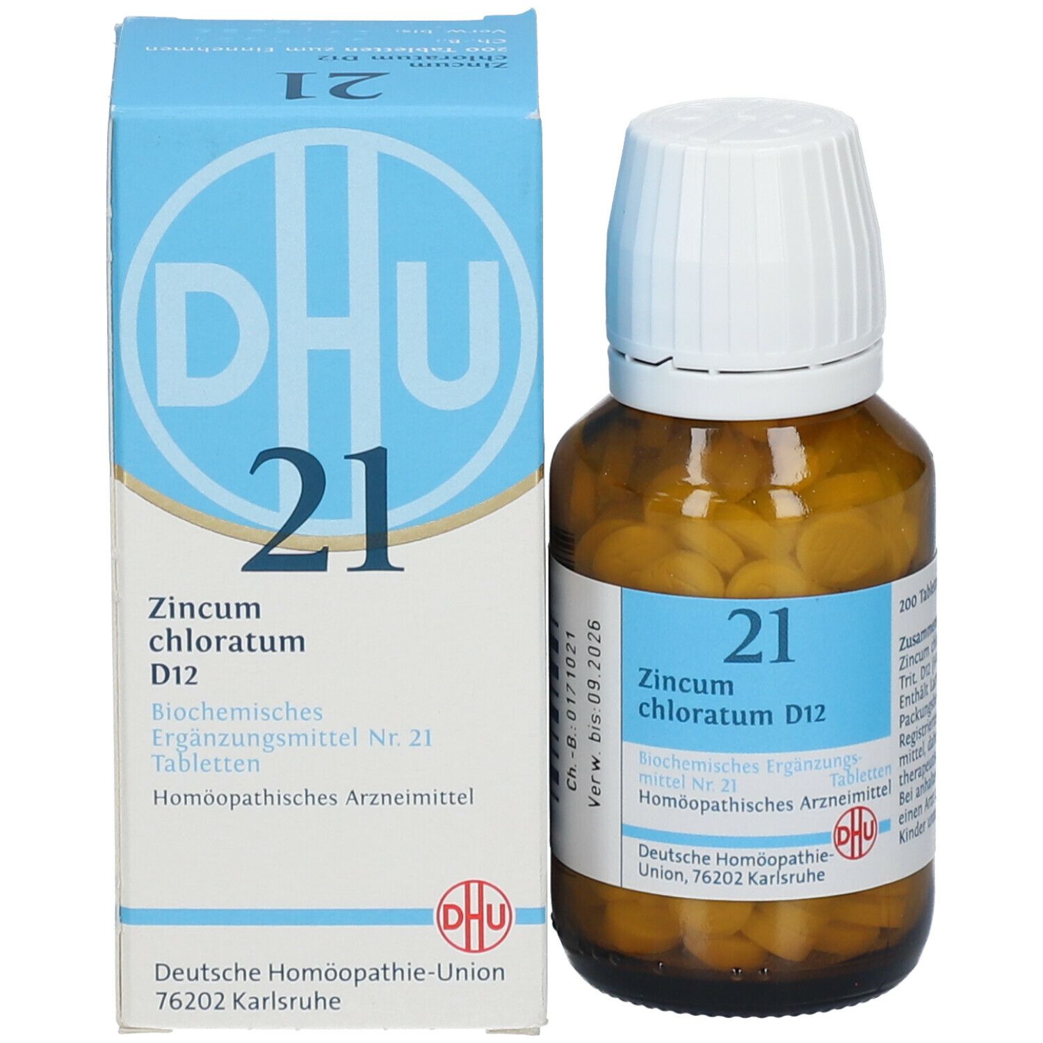 DHU Biochemie 21 Zincum chloratum D12
