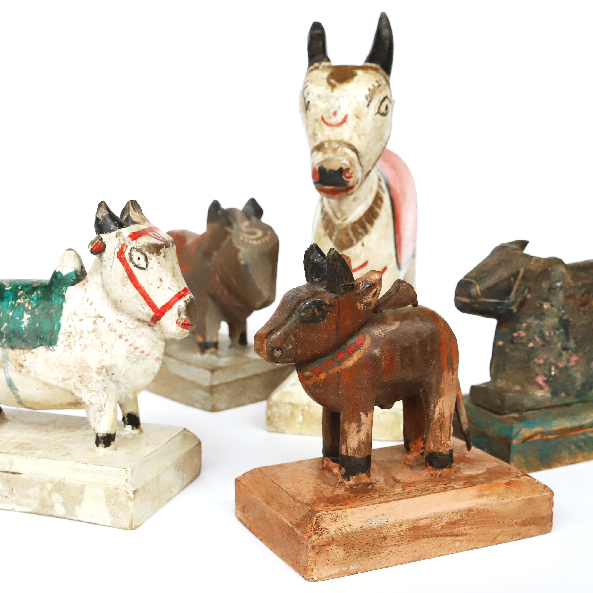 Antike Holzfigur-Unikate 'Nandi', Form, Farbe und Maße variieren von fischer's lagerhaus