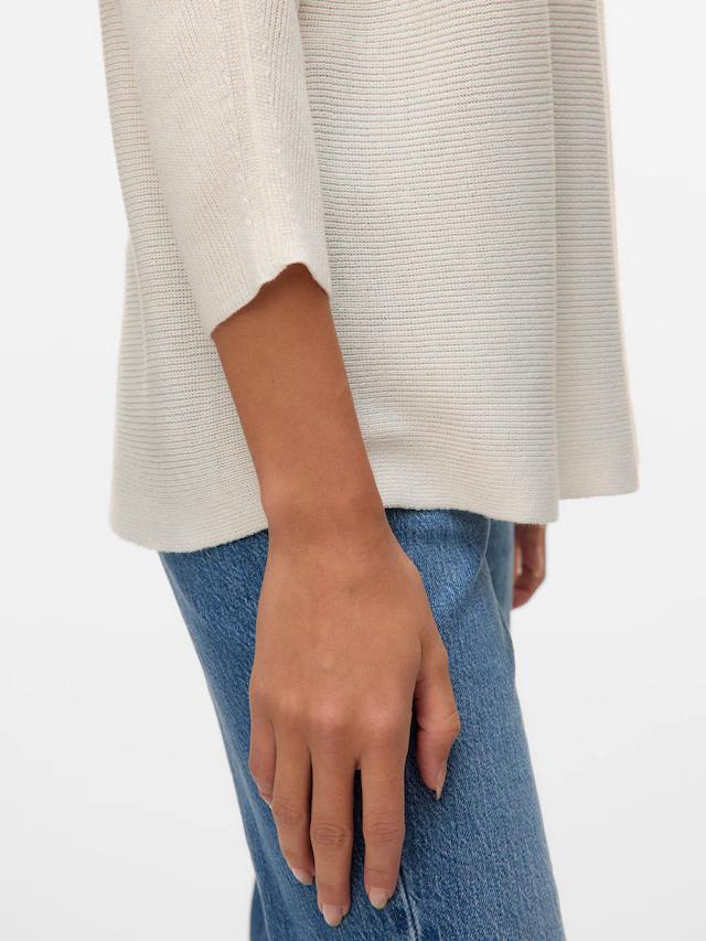 Vero Moda 3/4 Arm-Pullover »VMNORA 3/4 BOATNECK BLOUSE NOOS«, mit Fledermausärmeln