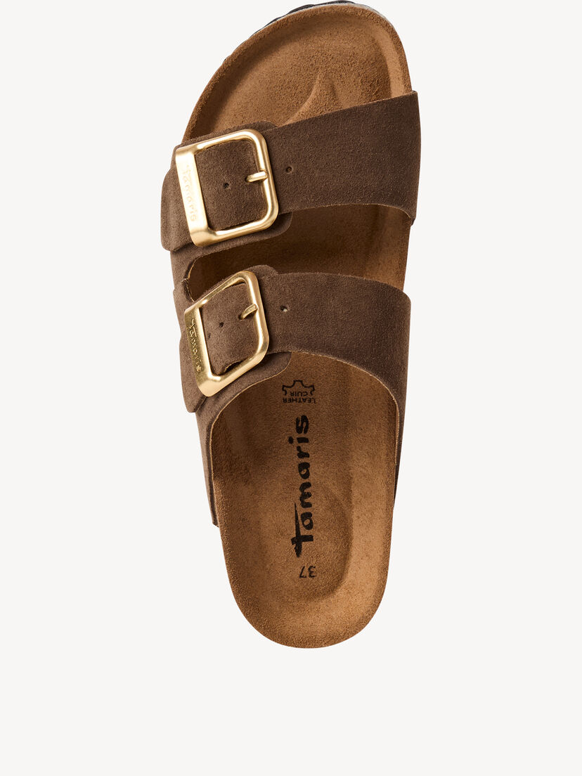 Leren Slipper - bruin
