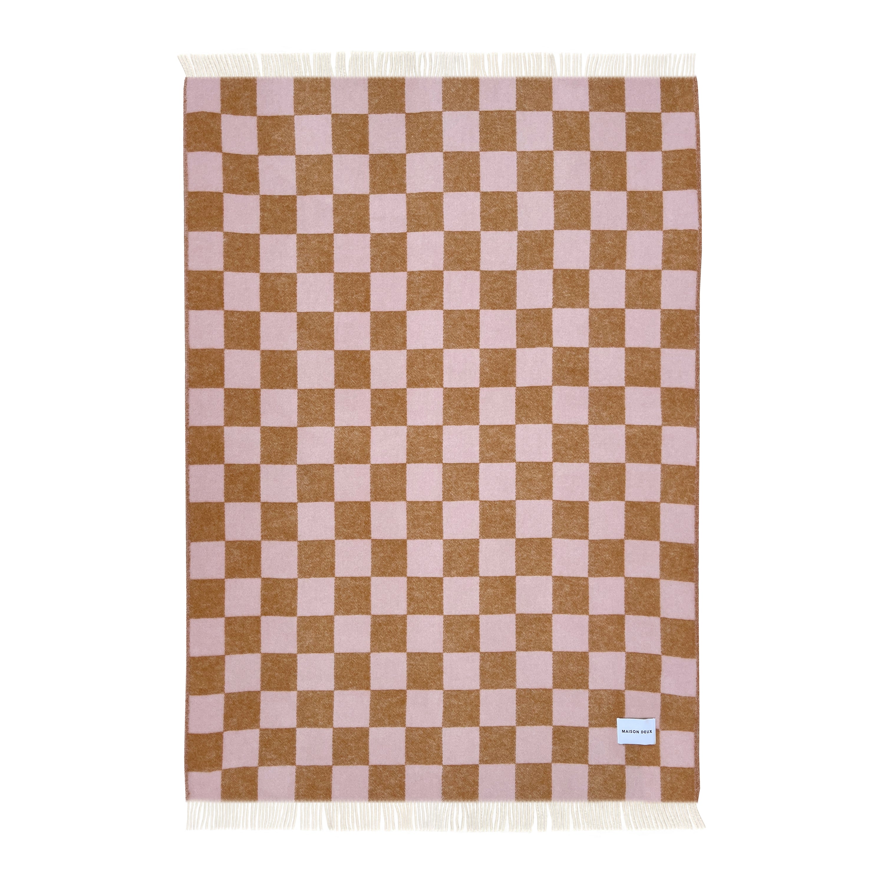 Maison Deux Checkerboard Plaid - Terra / Roze