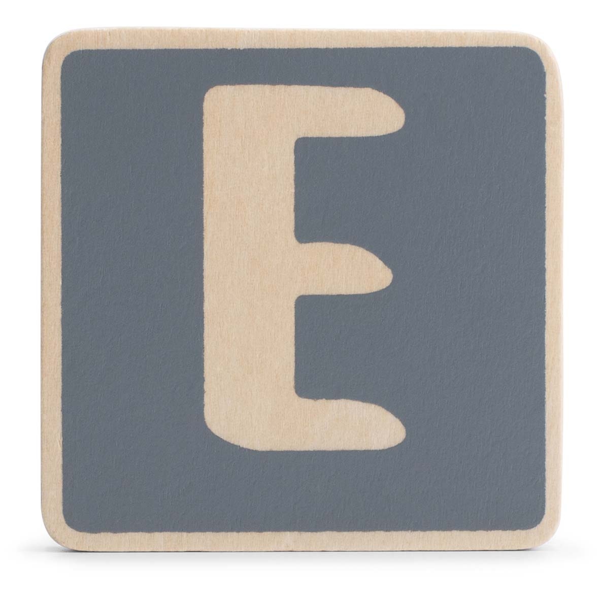 Prénatal houten namentrein letter E Stonegrey - lettertreinen - Prénatal