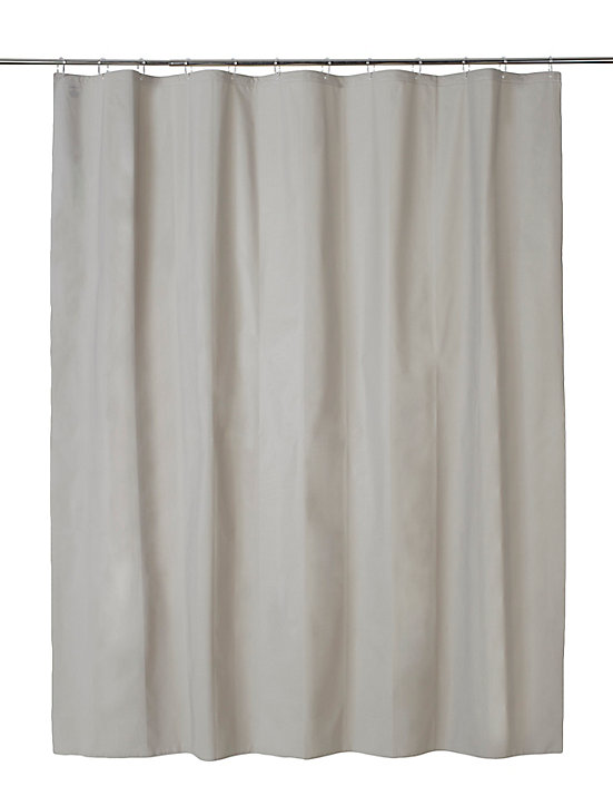 Rideau de douche Taupe Drina 180 x 200 cm GoodHome