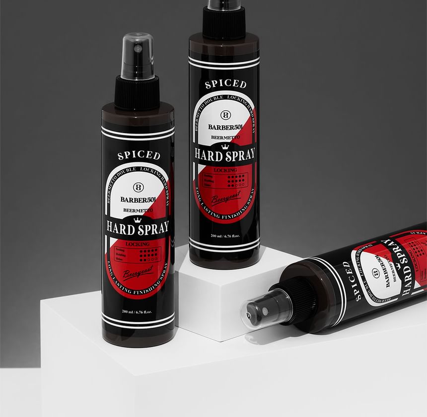 BARBER501 - Beermetto vergrendelende harde spray