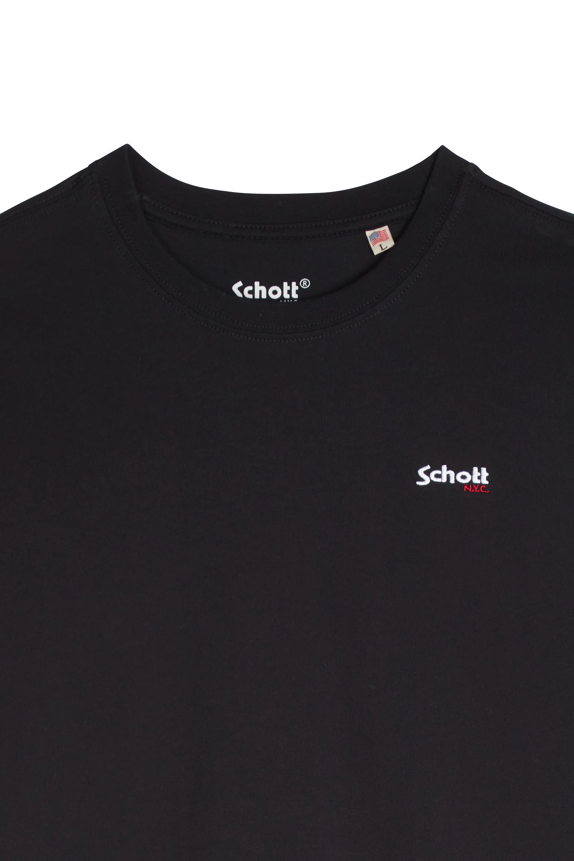 SCHOTT T-shirt TSLOGOCASUAL Noir