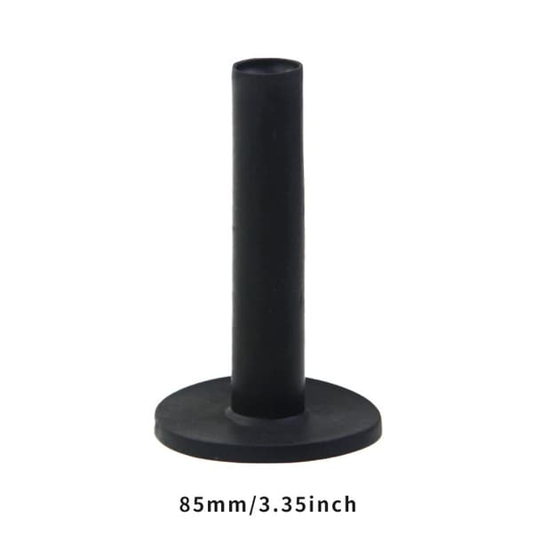 INF Gummi golf-tees for driving range 3 størrelser 58/68/85 mm 3-pak Sort