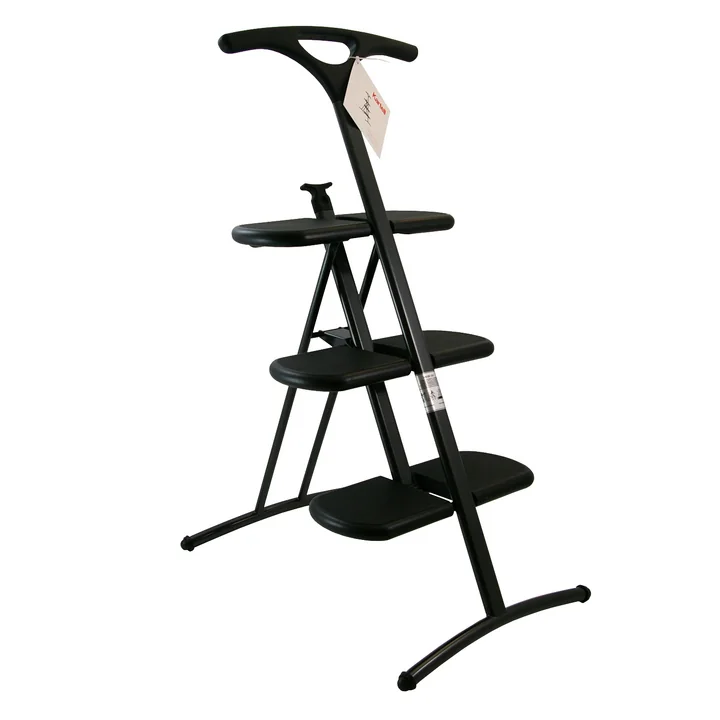 Kartell - Tiramisù Klappleiter, schwarz
