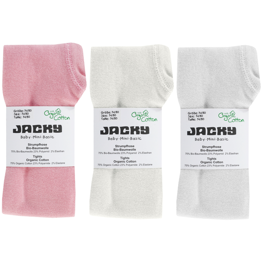 JACKY Strumpfhose 3er Pack rosabeigegrau