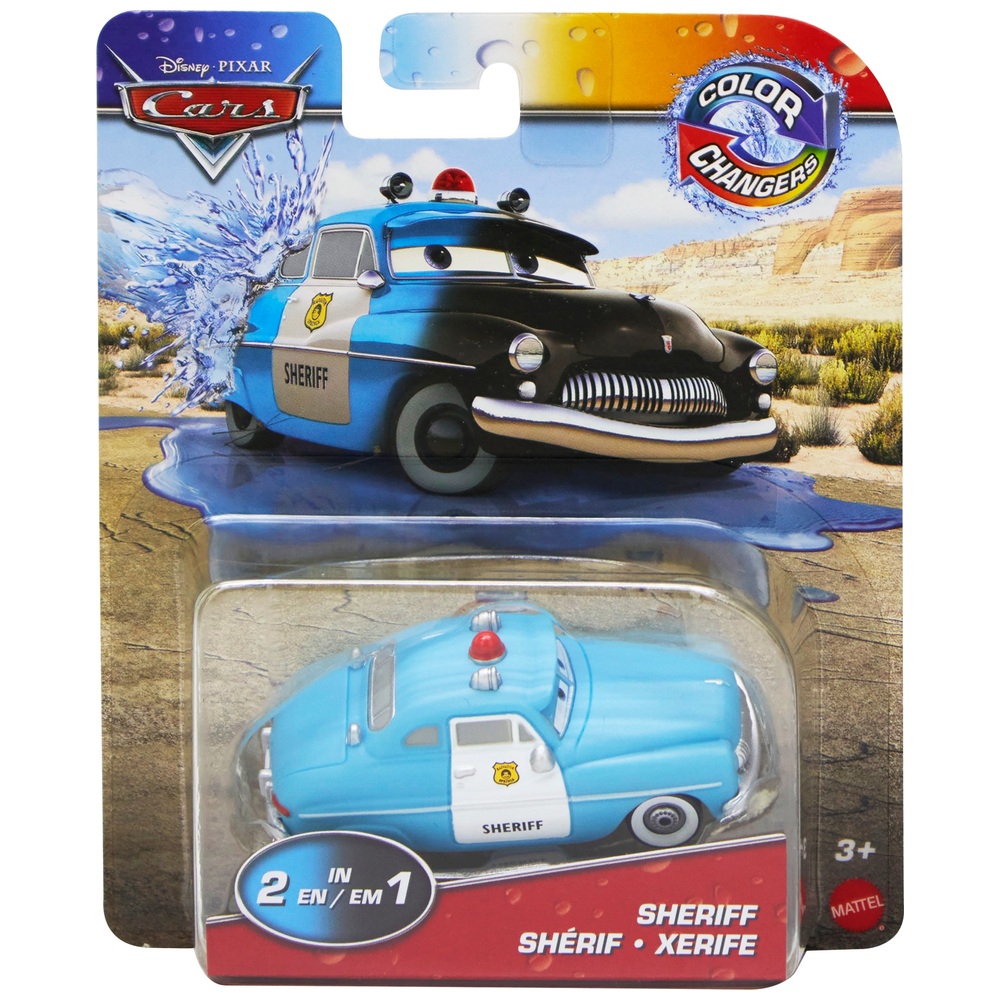 und Pixar Cars Farbwechsel Charakterauto Sheriff