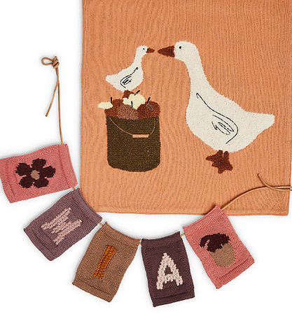 Smallstuff Stickat Flagge - Notfall - Rosa