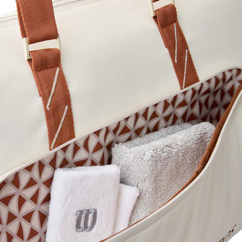 Sac de tennis Wilson Roland Garros 2025 Large Duffle beige