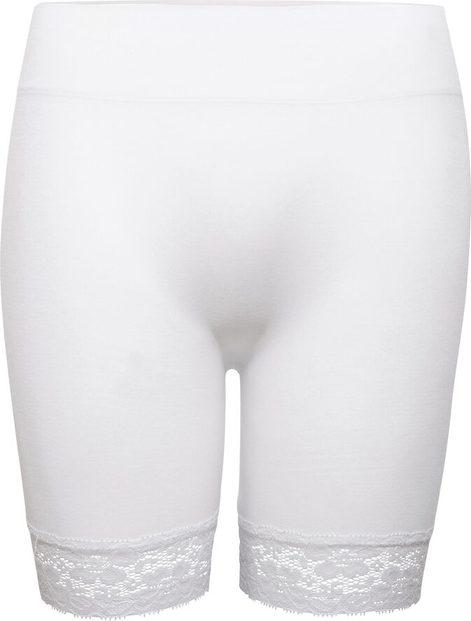 Decoy Hotpants With Lace Hvid