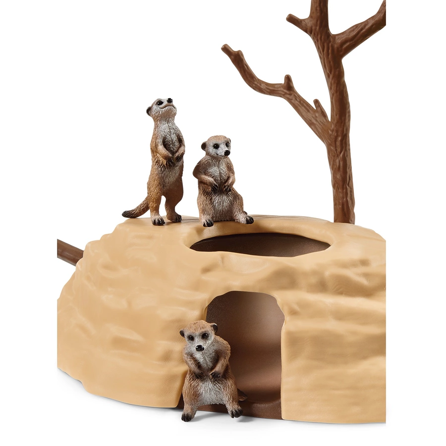 schleich® Wild Life Erdmännchen-Hügel, 42530