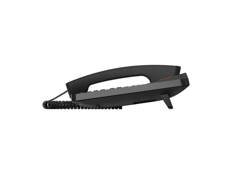 Gigaset Tischtelefon DESK 800A Schwarz Das Wand- und Tischtelefon für komfortable Telefonie mit Anrufbeantworter