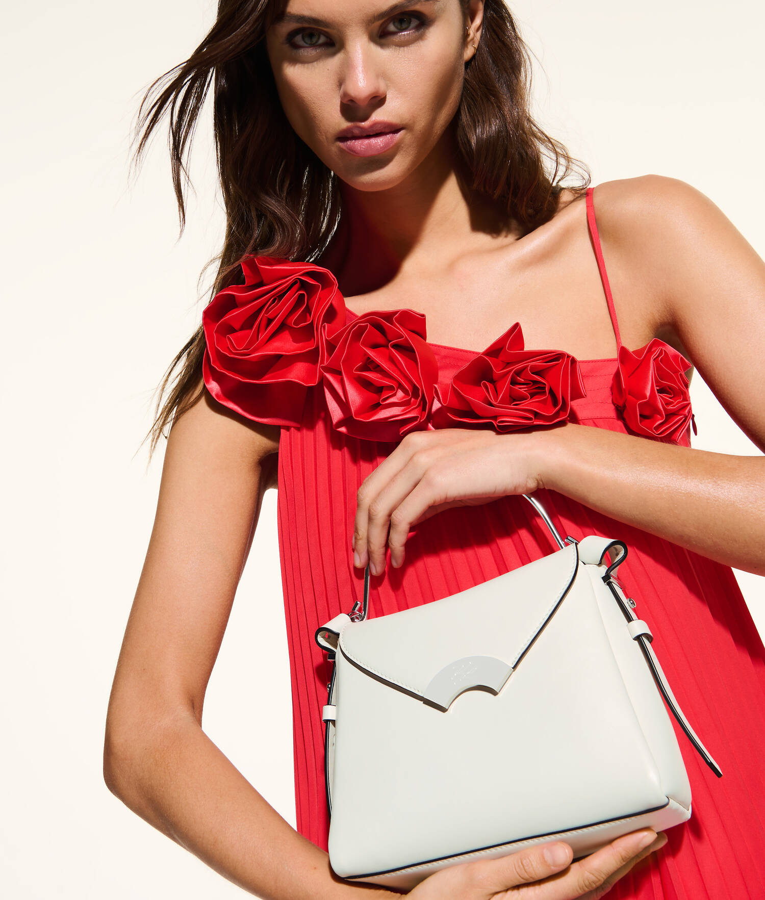 ROBE PLISSÉE KL STUDIO - Hibiscus