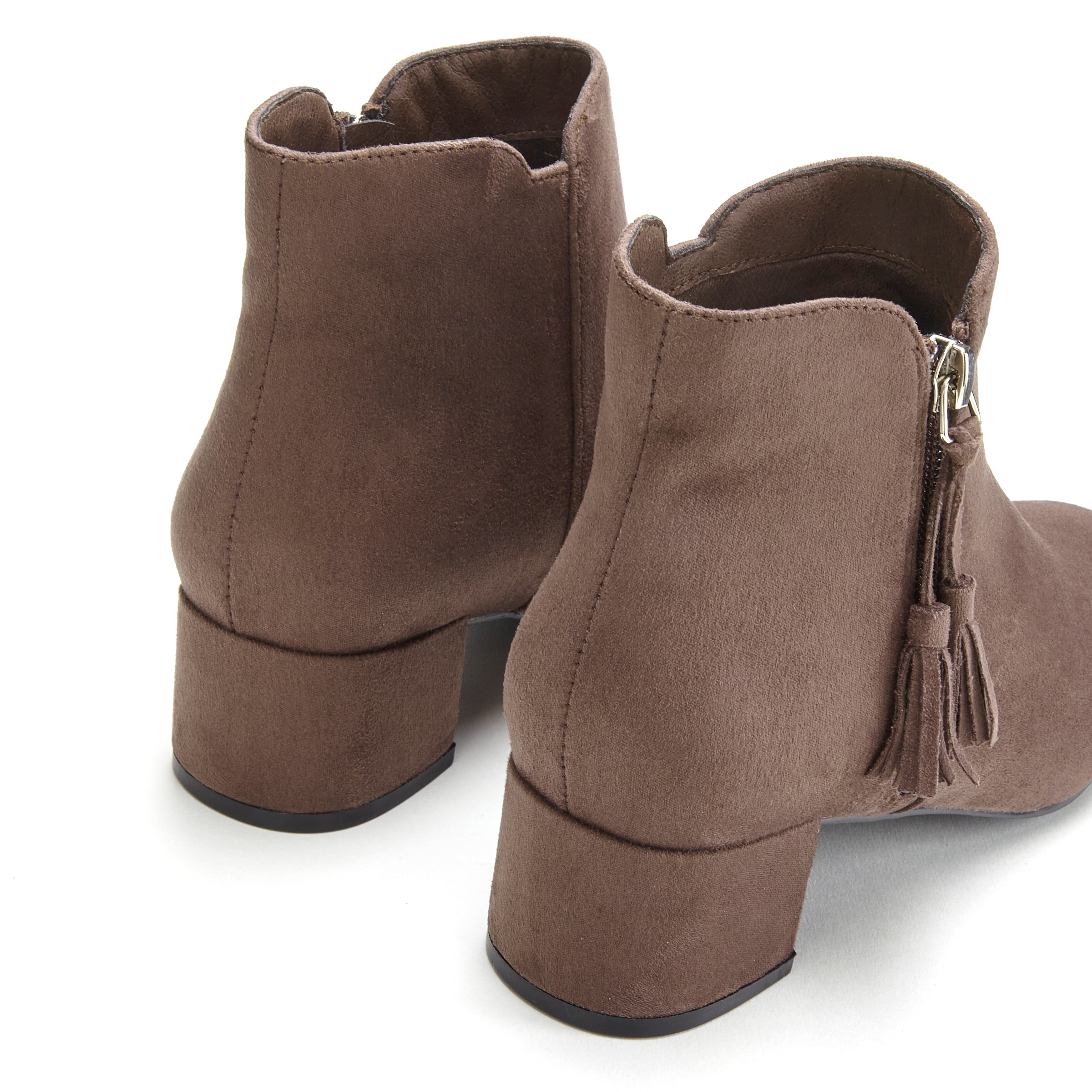 LASCANA Stiefelette  Stiefel, Boots mit bequemem Blockabsatz VEGAN