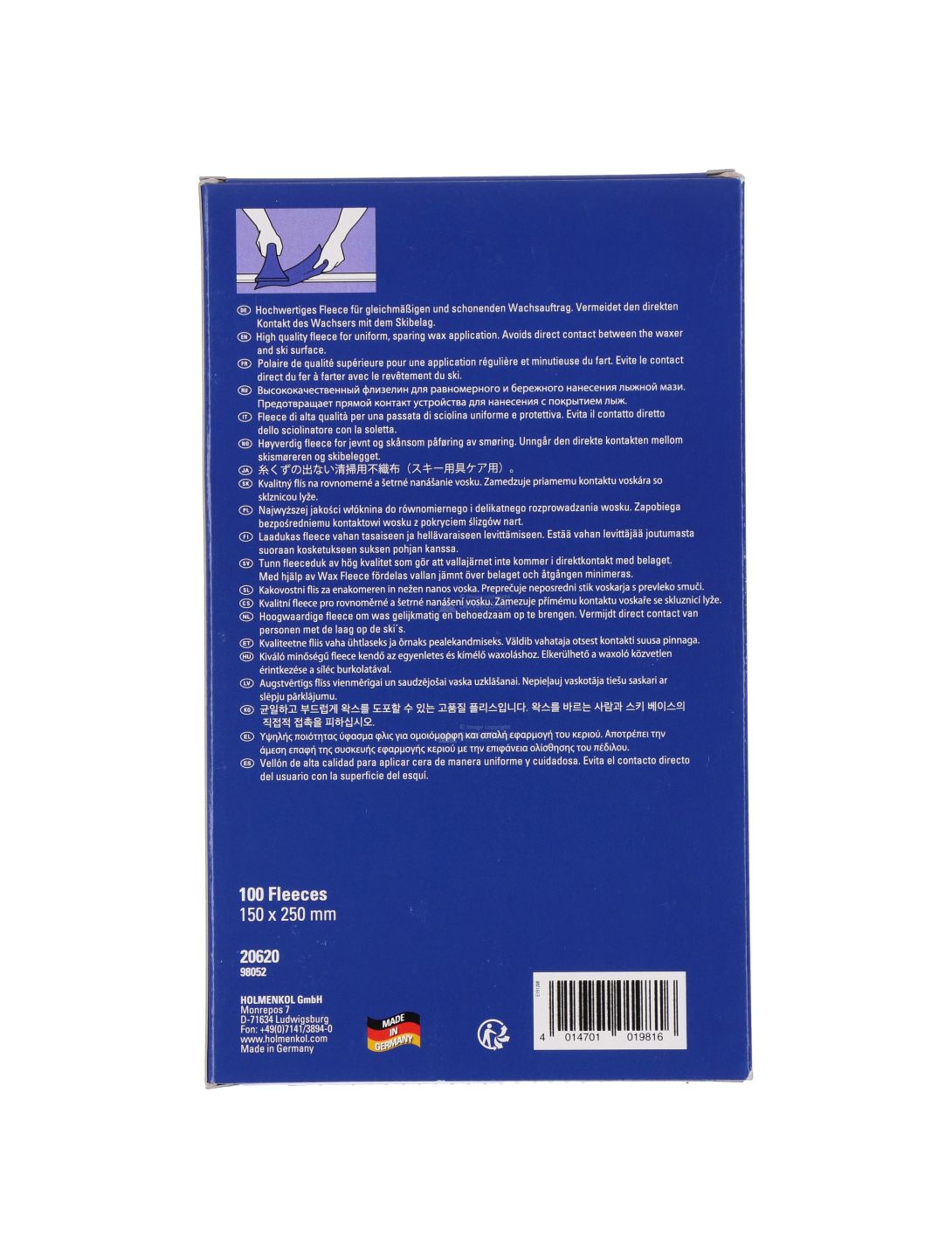 Wax Fleece 100 PCS onderhoudsproduct unisex