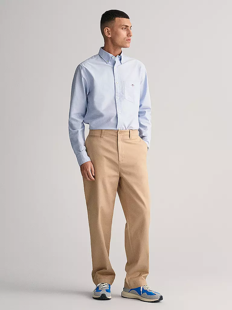 GANT Hemd Regular Fit hellblau