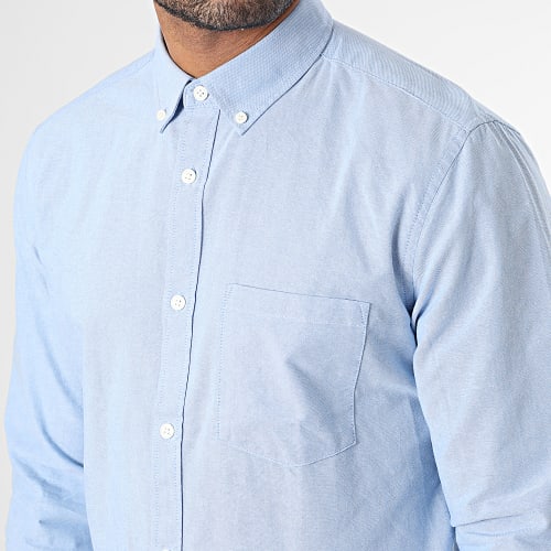 Chemise Manches Longues Neil Oxford Bleu Clair