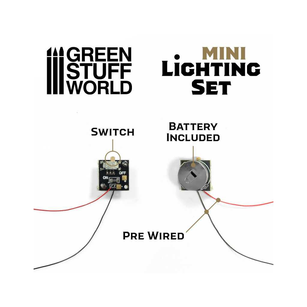 Mini Kit d'éclairage LED avec interrupteur