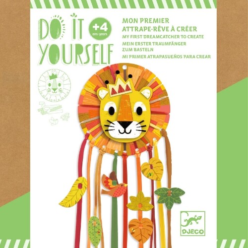 Djeco knutselset diy dromenvanger - leeuw