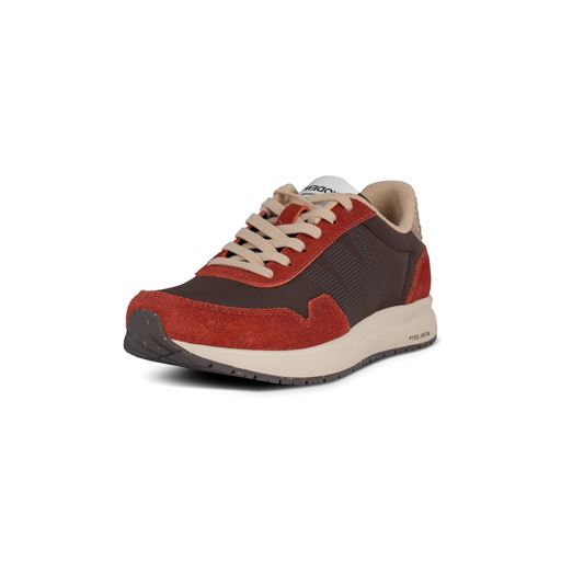 Woden Nora Natural Soft Sneakers, Rust, 41