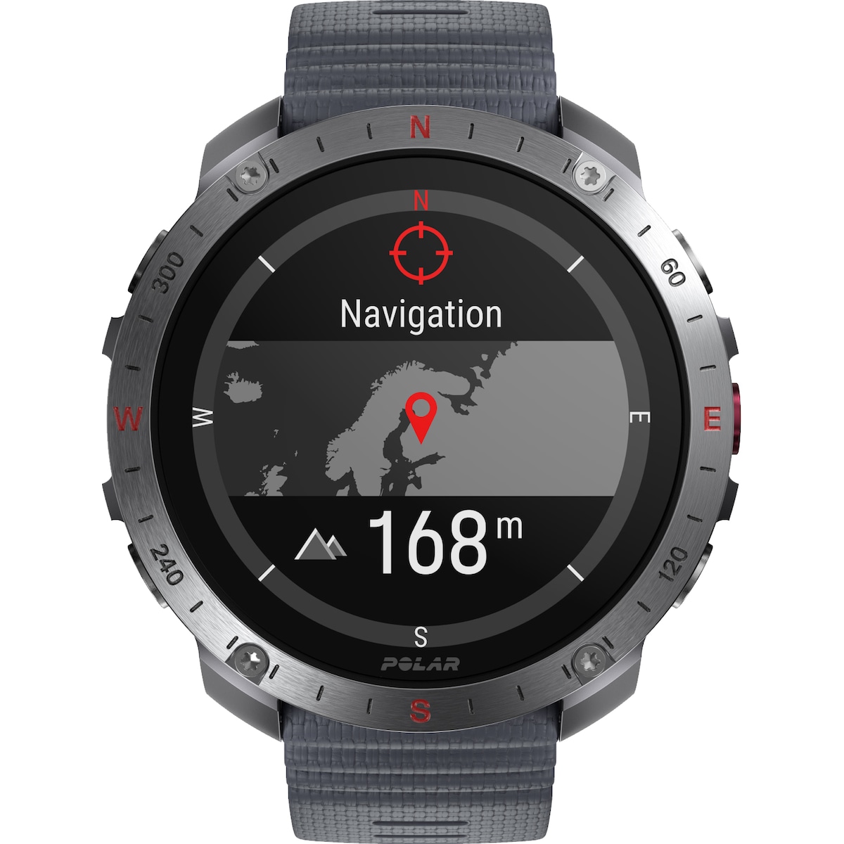Polar Grit X2 Pro Sport Watch S-L (grå)
