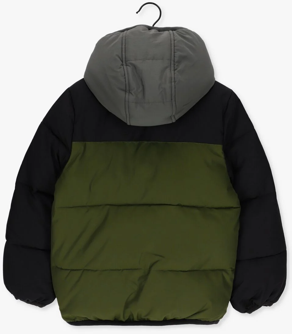 MOODSTREET groene moodstreet gewatteerde jas m207-6223