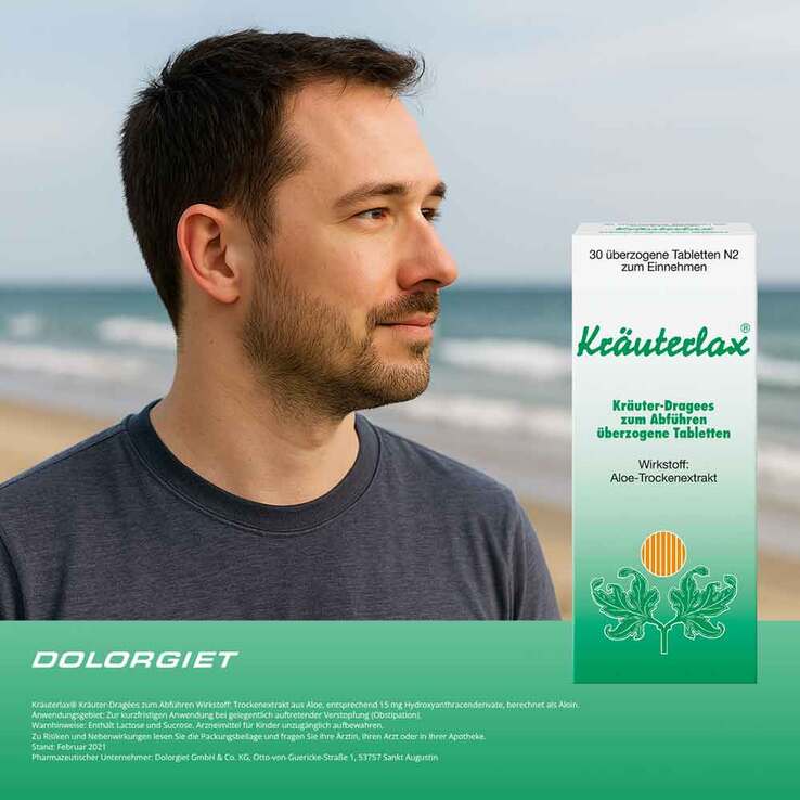 Kräuterlax Dr. Henk 15 mg Kräuterdrag.z.Abführen, 30 St