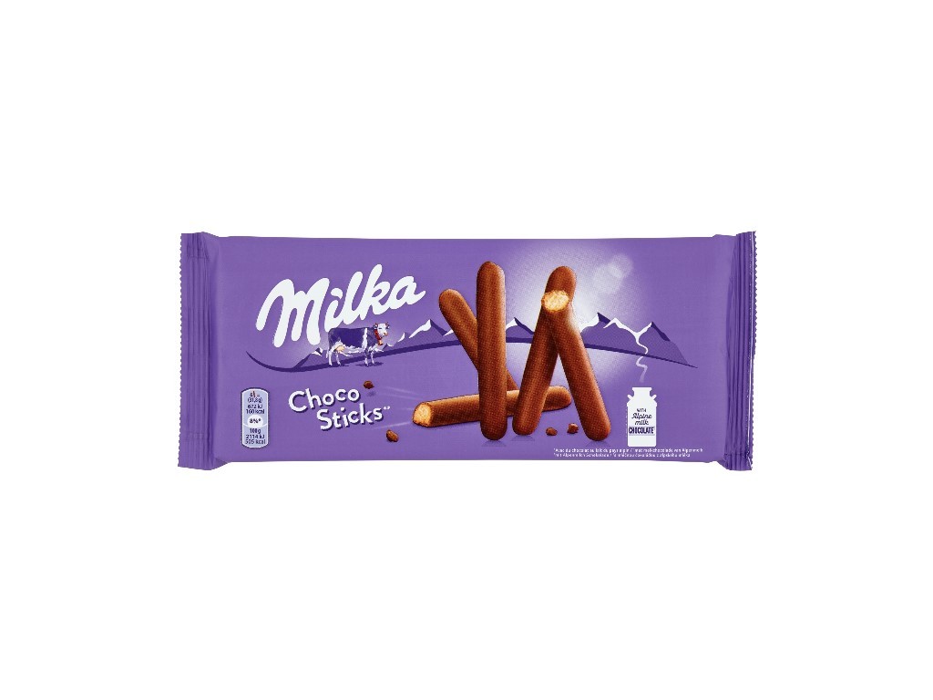 BOLACHAS MILKA CHOCO STICKS 112G