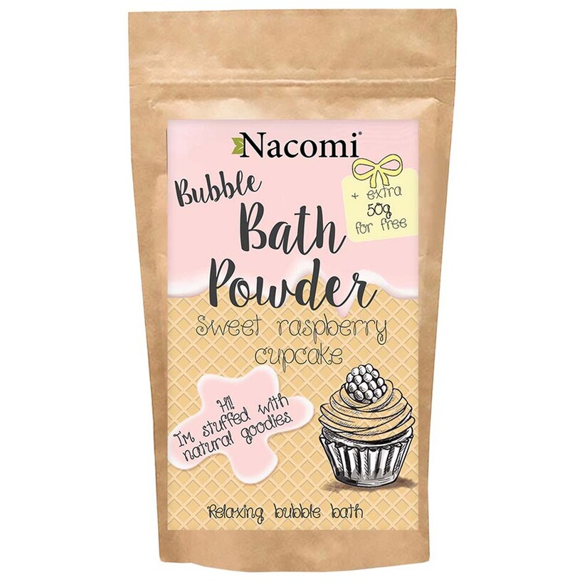 Poudre de bain - Sweet raspberry cupcake - 100 g   50 g