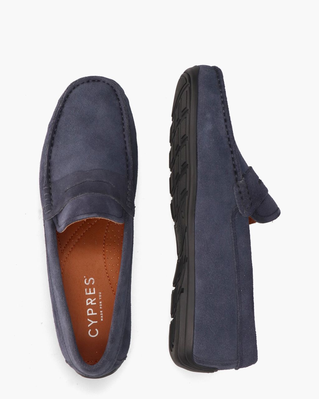 Cypres 3276 Blauw Herenloafers