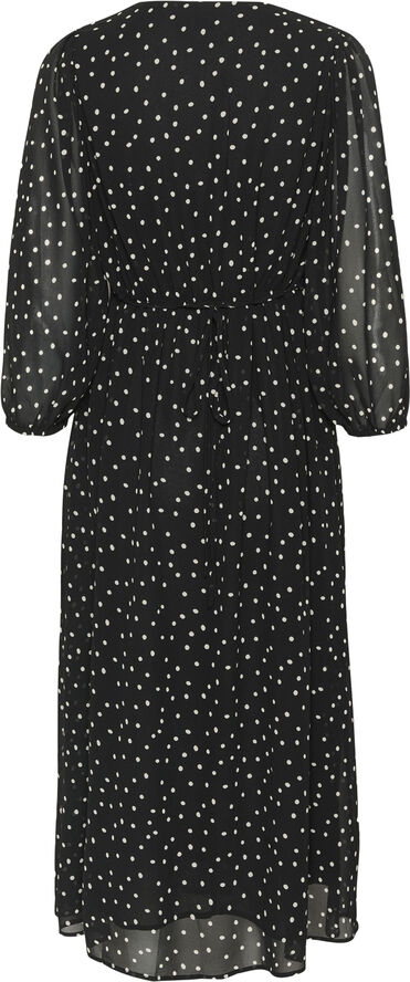 Kaffe KAsally Dress Black/white dot