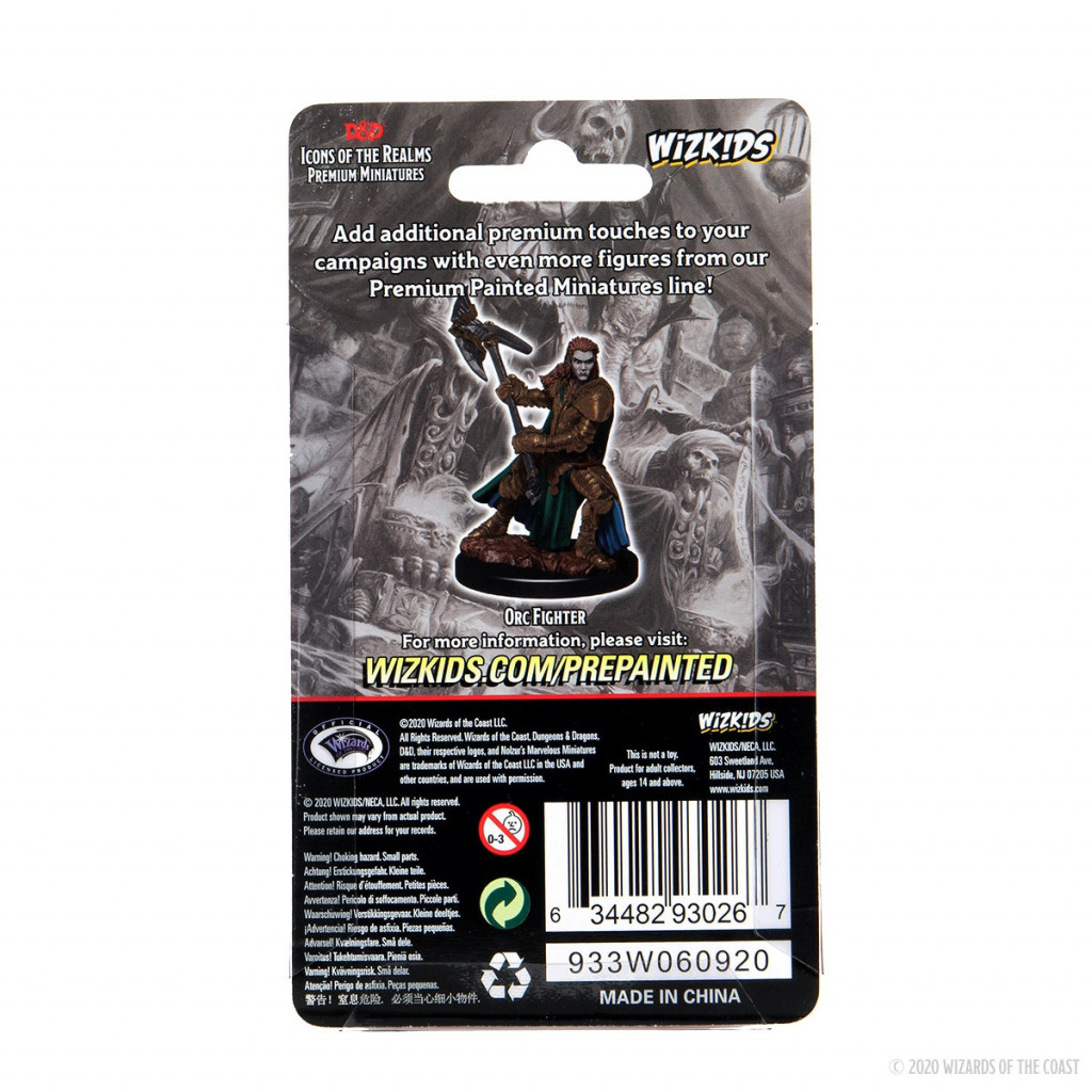 D&D Icons of the Realms Premium Figures - Half-Orc Fighter Female