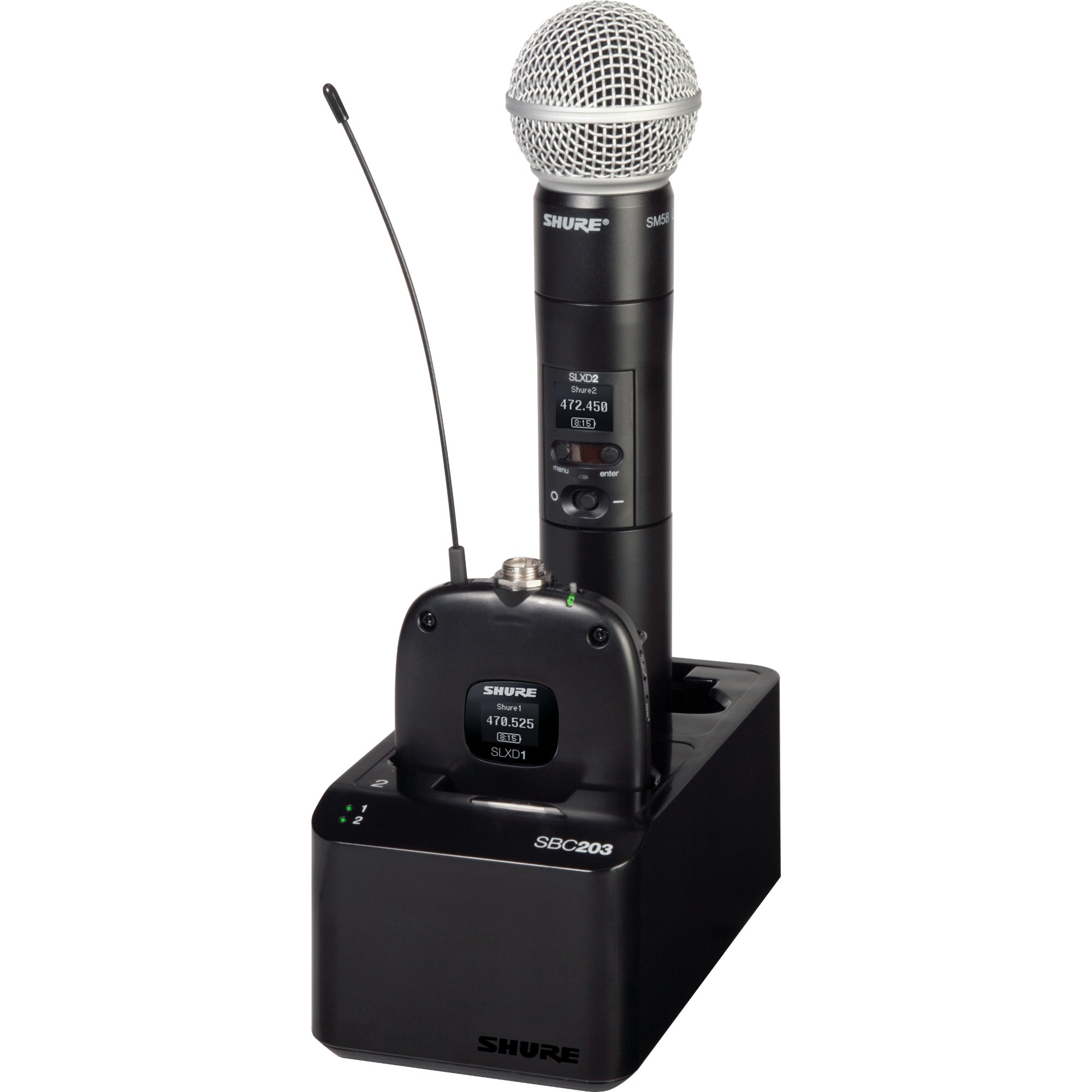 Shure SBC203-PS SLX-D dubbele acculader