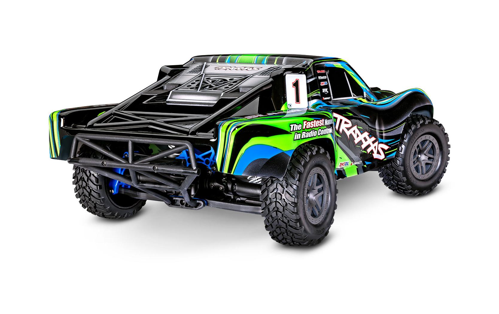 Short Course Truck Slash 4x4 BL-2s Grün, ARTR, 1:10<br>Robuster 4WD Brushless SCT