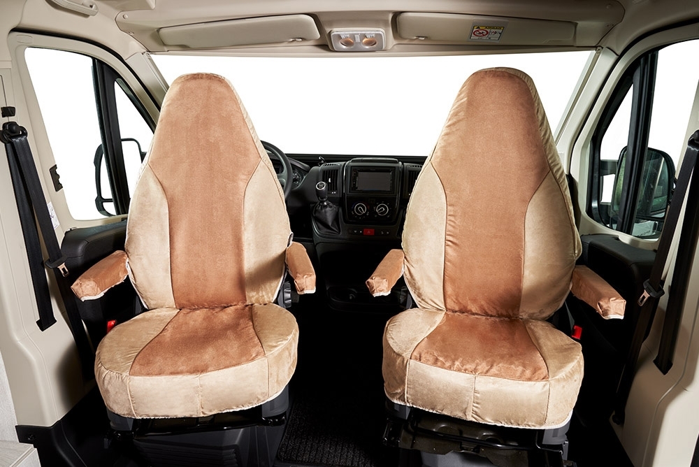 Hindermann Schonbezug 1 Stück für MB Sprinter Aguti Sitz beige/sand