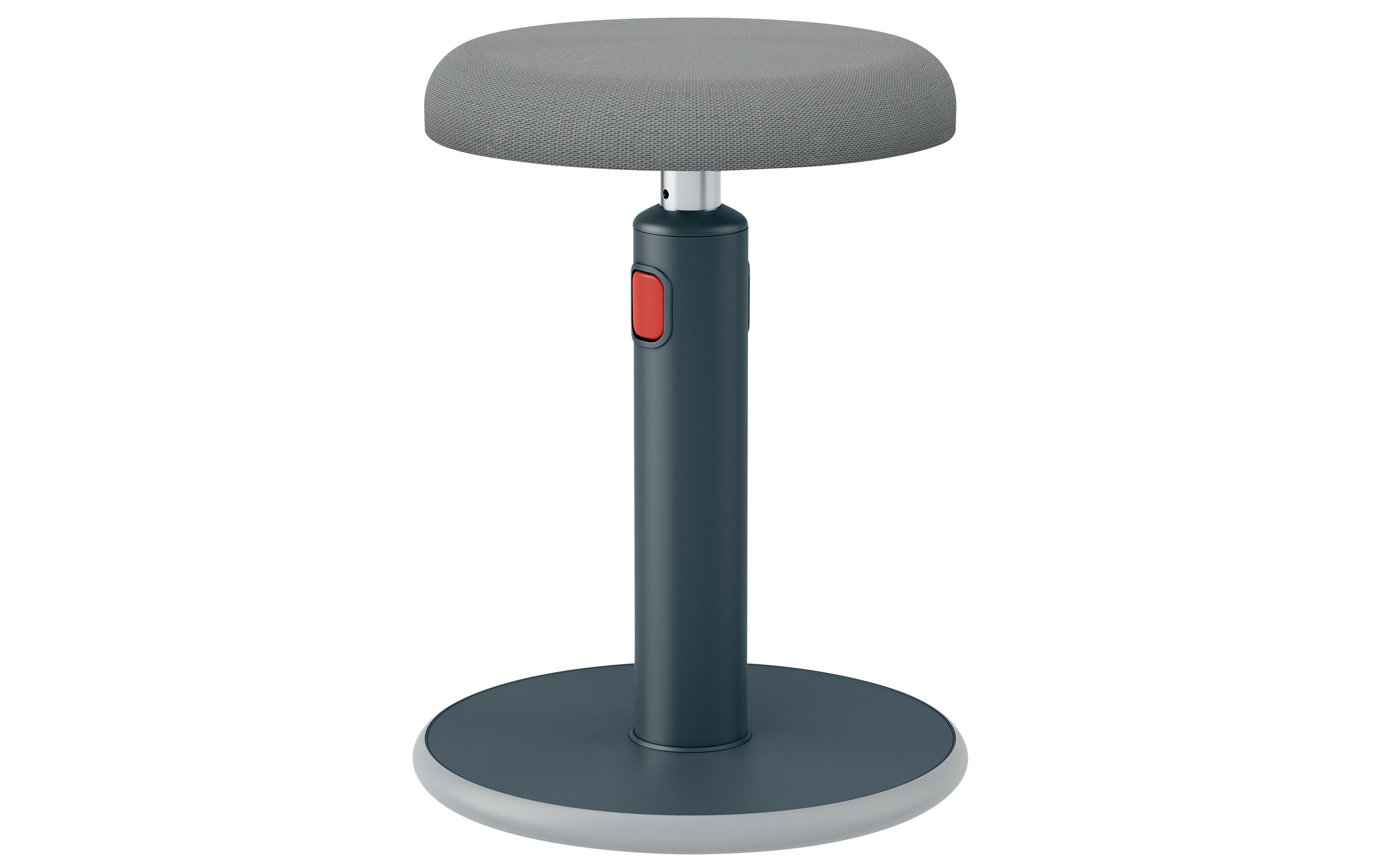 Ergo Cosy Active Sitz und Stehhocker Grau<br>Höhenverstellbarer, ergonomischer Hocker zum Sitzen und Stehen für eine verbesserte Muskelaktivität und bessere Körperhaltung