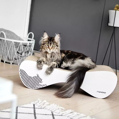 Arranhador para gatos Vigo, branco