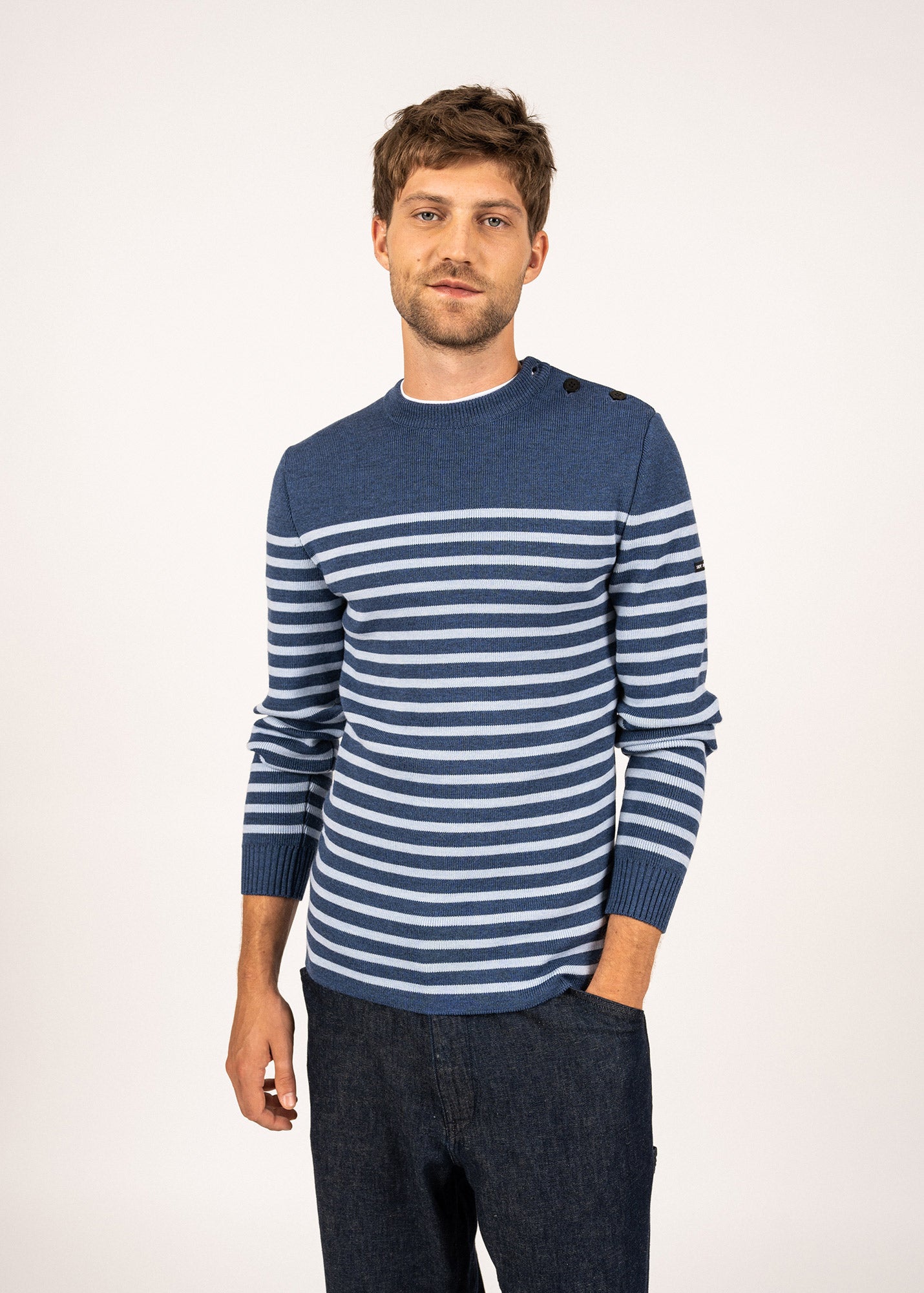 Pull marin rayé Rochefort