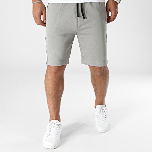 Short Jogging A Bandes Sporty Logo 50496996 Gris