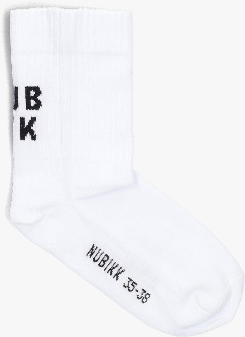 NUBIKK witte nubikk sokken nova socks (l)