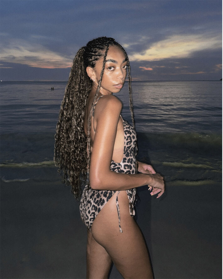 Sui Ava Bondi Swimsuit Leopard