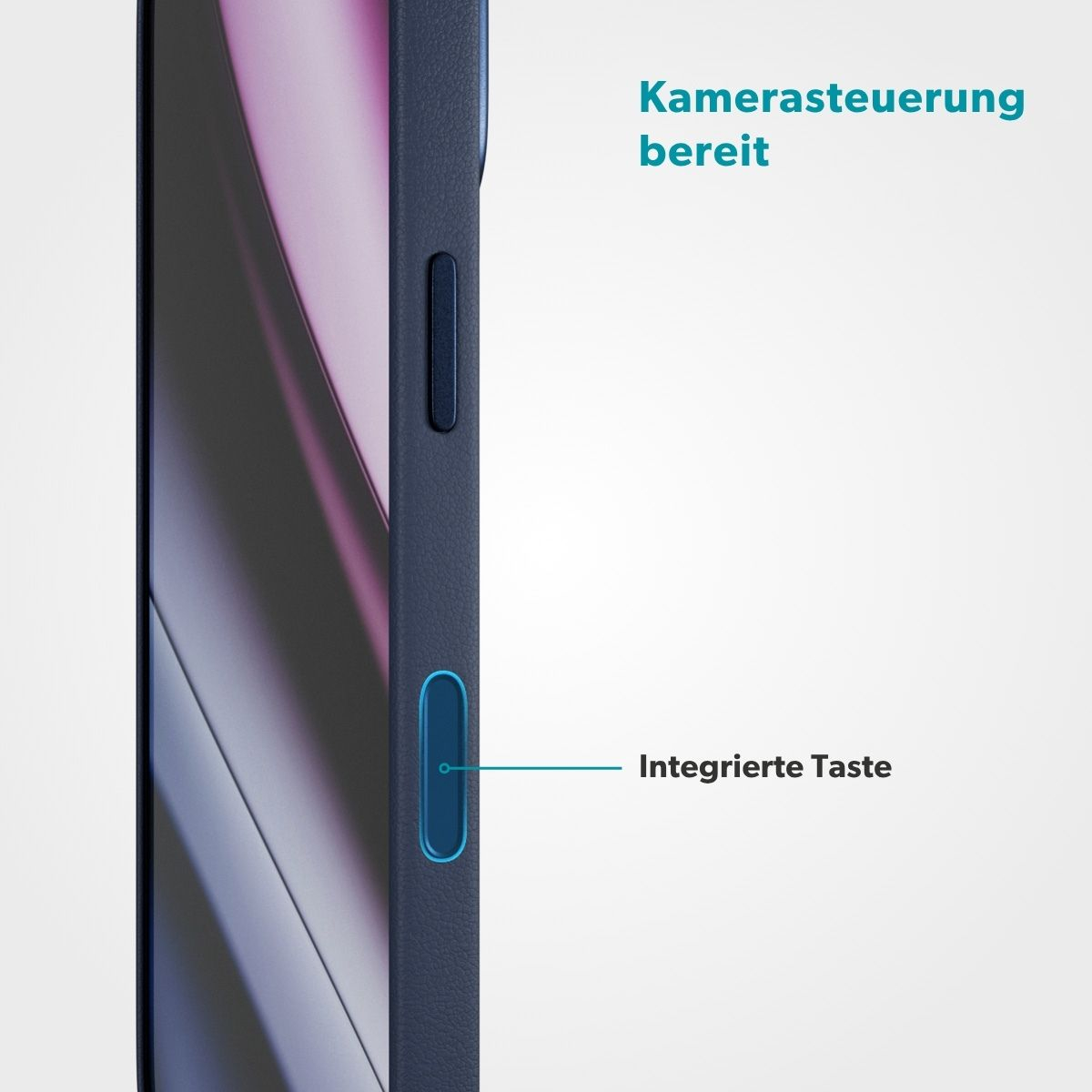 iPhone 16 Pro Mag  MagSafe Echtleder Hülle (91010131600001) - Blau