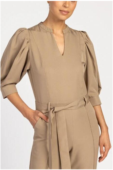 Aaiko taupe dames jumpsuit